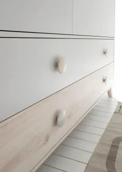 Kinder BEGABINO Kleiderschrank Fien 155 x 58 cm