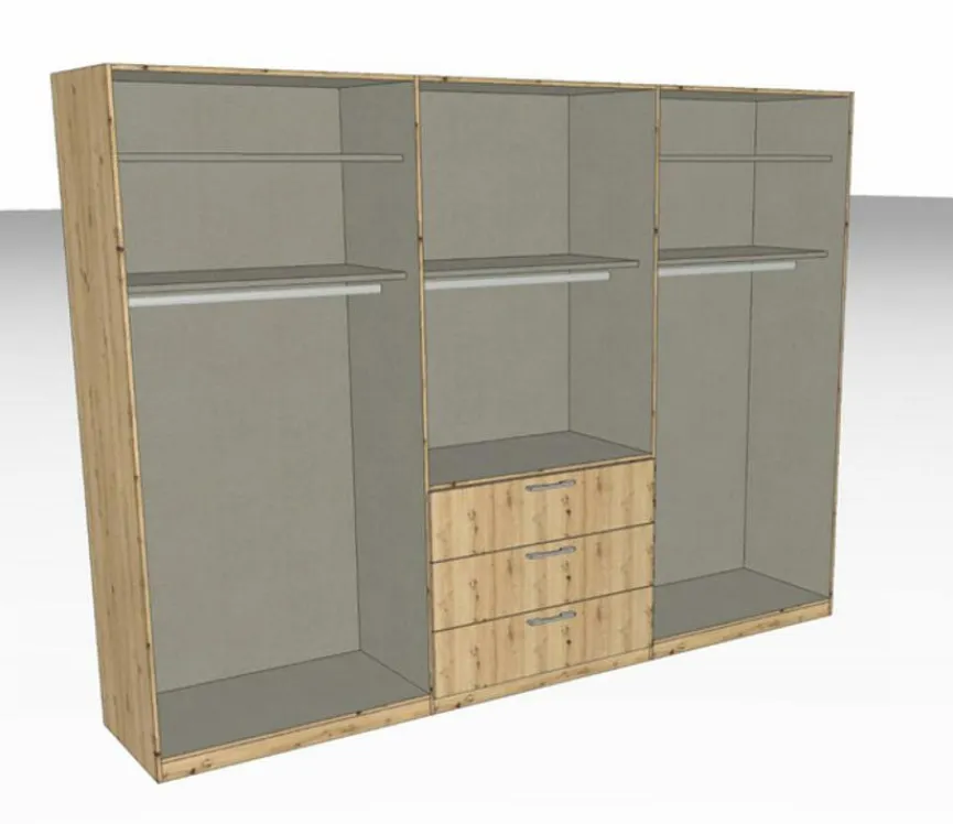 set one by Musterring Kleiderschrank Henderson 301 x 223 cm