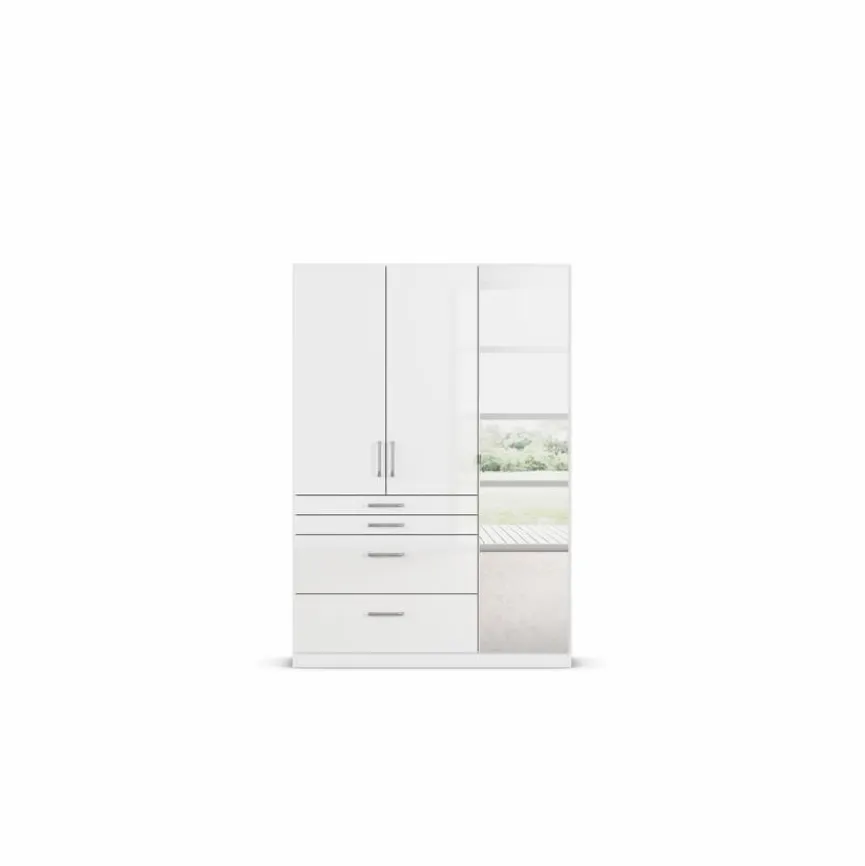 New rauch BLUE Kleiderschrank Homburg 136 x 197 cm Weiß