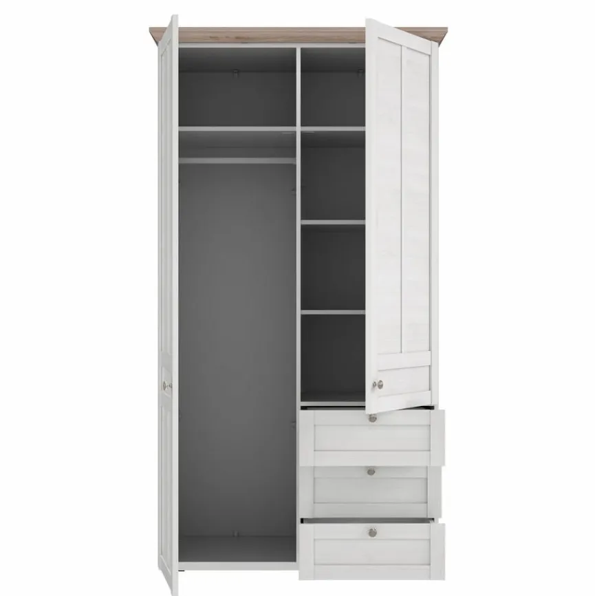 FORTE Kleiderschrank Iloppa SZ 105 x 193 cm