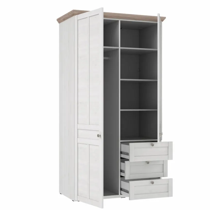 FORTE Kleiderschrank Iloppa SZ 105 x 193 cm