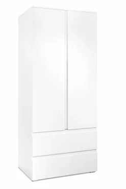 Hot Kleiderschrank Image 80 x 191 cm Weiß