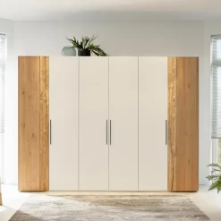 Hot Musterring Kleiderschrank Joline 299 x 222 cm Weiß