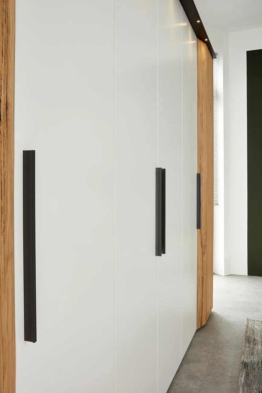 Hot Musterring Kleiderschrank Joline 299 x 222 cm Weiß