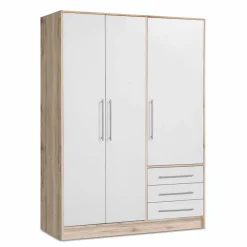 Sale FORTE Kleiderschrank Jupiter 145 x 200 cm Sandeiche