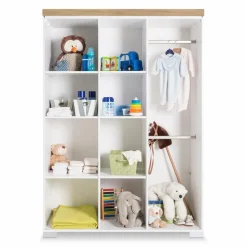 Best Paidi Kleiderschrank Kira, 135 x 193 cm Weiß
