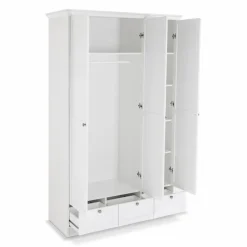 Kinder Kleiderschrank Landwood 120 x 200 cm