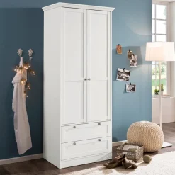 Kinder Kleiderschrank Landwood 80 x 200 cm