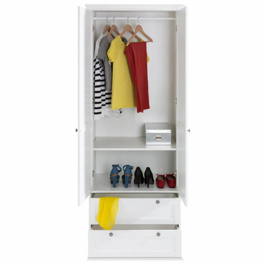 Kinder Kleiderschrank Landwood 80 x 200 cm