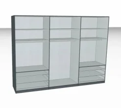 Best Wiemann Kleiderschrank Loft 300 x 216 cm Weiß