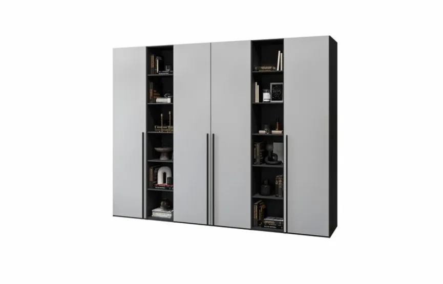 New Jutzler Kleiderschrank Longline 280 x 220 cm Hellgrau