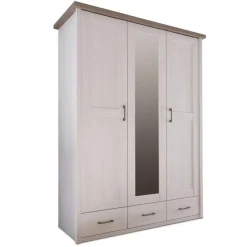 Online BEGABINO Kleiderschrank Luca 148 x 201 cm Weiß