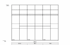 Musterring Kleiderschrank Madiva 300 x 230 cm