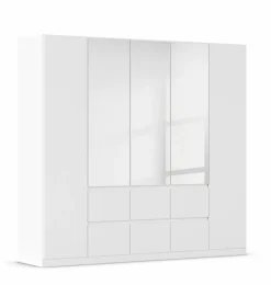 Hot rauch ORANGE Kleiderschrank Mainz 226 x 210 cm Alpinweiß