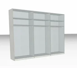 Hot Wiemann Kleiderschrank Marino 300 x 236 cm Champagner