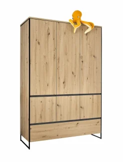 Kinder BEGABINO Kleiderschrank Marseille 140 x 210 cm
