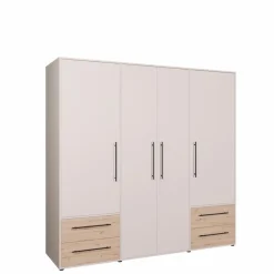 FORTE Kleiderschrank Mokkaris 206 x 200 cm