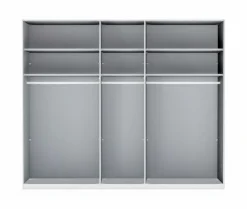 Outlet Wiemann Kleiderschrank Monaco 250 x 236 cm Weiß