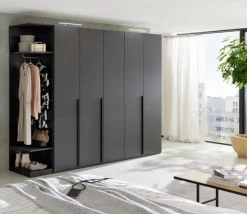 Clearance Musterring Kleiderschrank Montino Basalt