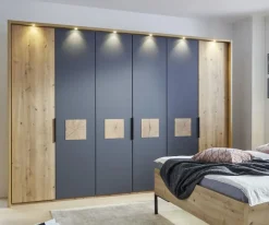 Outlet Wiemann Kleiderschrank Naxos 300 x 216 cm Schwarz