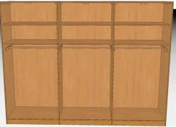 Best DECKER Kleiderschrank Ranura 302 x 229 cm Asteiche