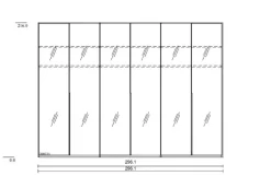 New Musterring Kleiderschrank San Diego 300 x 216 cm Weiß