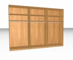 Clearance Musterring Kleiderschrank San Francisco 300 x 216 cm Champagner