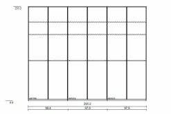 Sale Wiemann Kleiderschrank Shanghai 2 300 x 236 cm Havanna