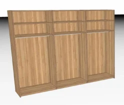 Thielemeyer Kleiderschrank Steel 299 x 222 cm