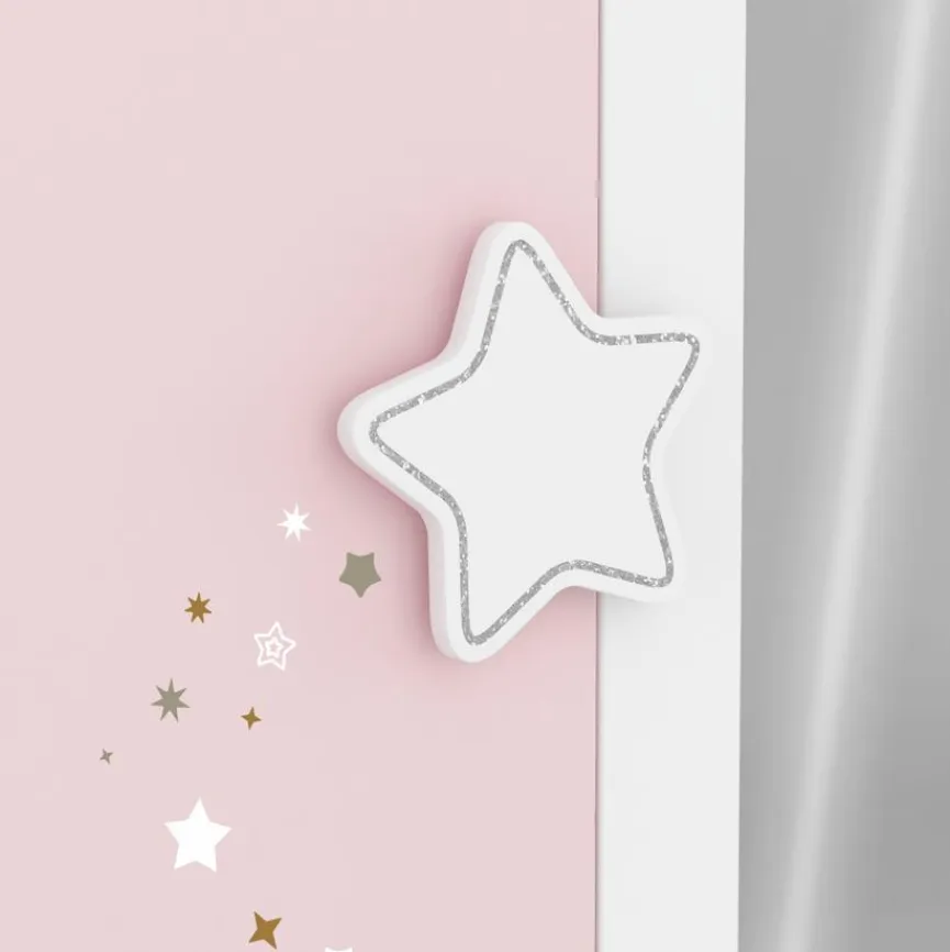 New demeyere Kleiderschrank Stella 95 x 187 cm Rosa