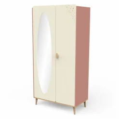 demeyere Kleiderschrank Suzie 93 x 50 cm Apricot