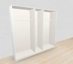 Discount Jutzler Kleiderschrank Topline 253 x 236 cm Weiß