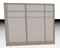 Online Wiemann Kleiderschrank Treviso 250 x 217 cm Grau