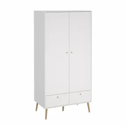 Tvilum Kleiderschrank 2-trg Bodo Weiß