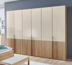 Hot Wiemann Kleiderschrank Valetta 300 x 216 cm Eiche Bianco