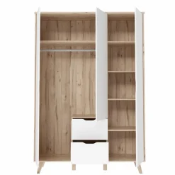 Sale FORTE Kleiderschrank Vankka 139 x 202 cm Plankeneiche