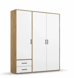 Outlet rauch BLUE Kleiderschrank Voyager 140 x 194 cm Alpinweiß