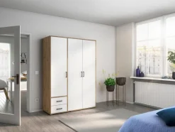 Outlet rauch BLUE Kleiderschrank Voyager 140 x 194 cm Alpinweiß