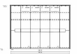 Wöstmann Kleiderschrank WSM 2800 302 x 223 cm