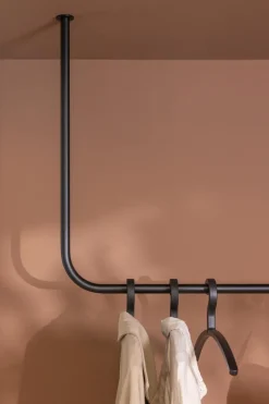 New Metallbude Kleiderstange Enio Schwarz