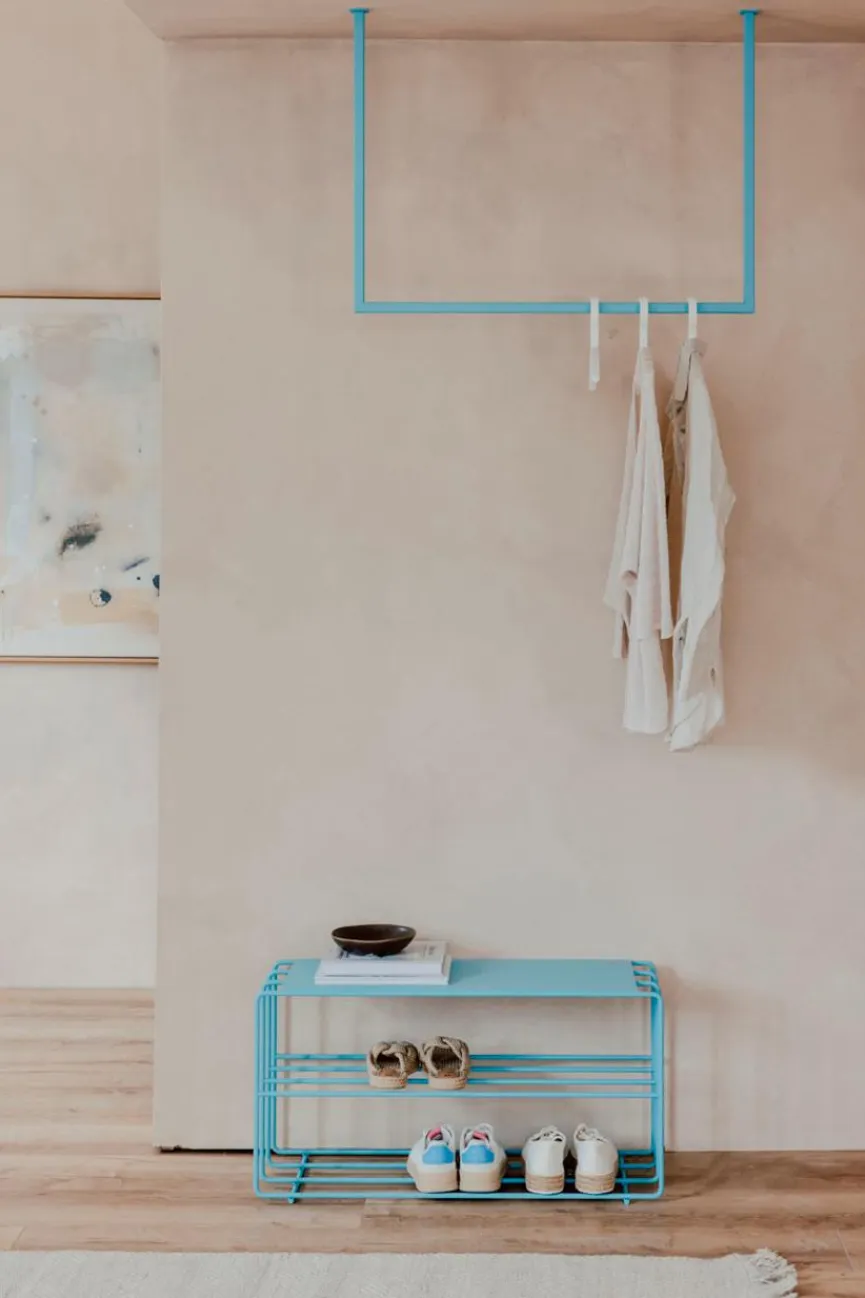 Best Metallbude Kleiderstange Rubi 60x100 Blueberry