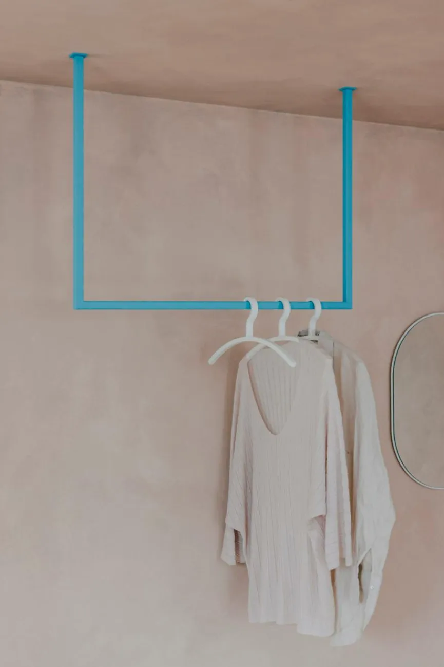 Best Metallbude Kleiderstange Rubi 60x100 Blueberry