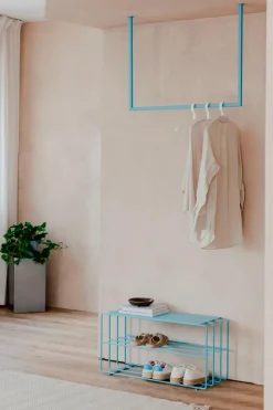 New Metallbude Kleiderstange Rubi 60x80 Blueberry