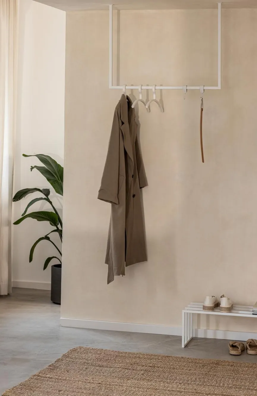 Discount Metallbude Kleiderstange Rubi 60x60 Weiß