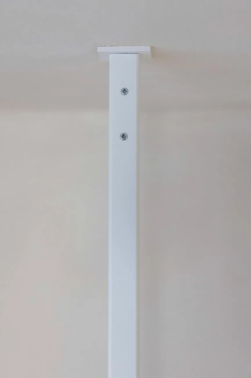 Discount Metallbude Kleiderstange Rubi 60x60 Weiß