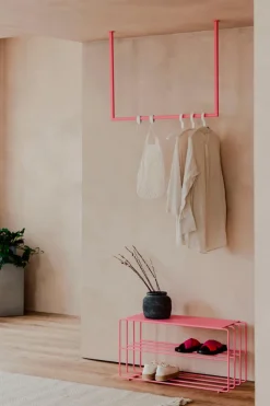Metallbude Kleiderstange Rubi 80x120 Pink