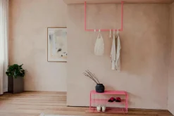 Metallbude Kleiderstange Rubi 80x120 Pink