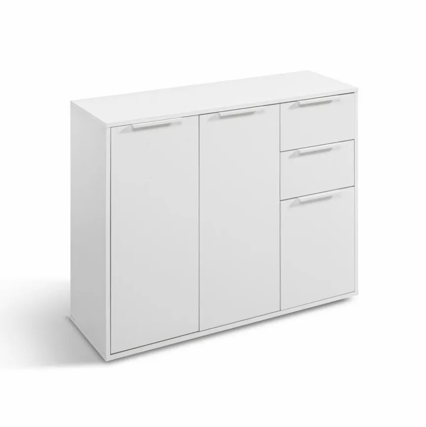 Composad Kommode Espresso Weiß