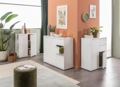 Composad Kommode Espresso Weiß