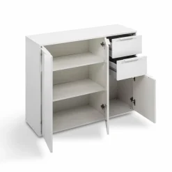 Composad Kommode Espresso Weiß